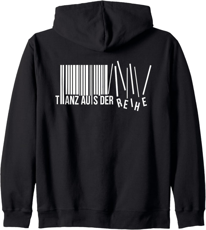 Tanzen Spruch Barcode Strichcode Tanz Aus Der Reihe Kapuzenjacke