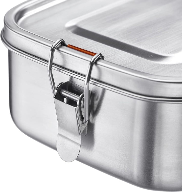 Westmark Lunch Box, Füllvolumen: 1100 ml, Mit Silikon-Dichtungsring, Einsetzbare Trennwand, Rostfrei