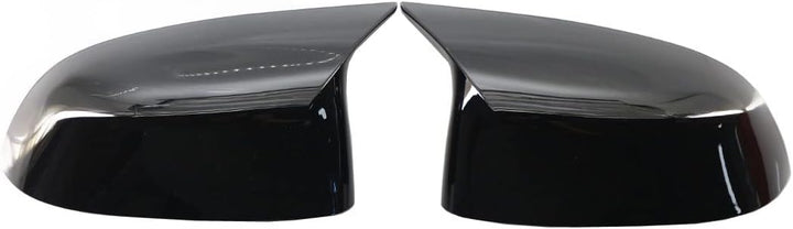 GSRECY Spiegel-Abdeckkappen im M-Stil, glänzend, Schwarz, für X3 X4 G01 G02 2018 2019 2020 2021, X5