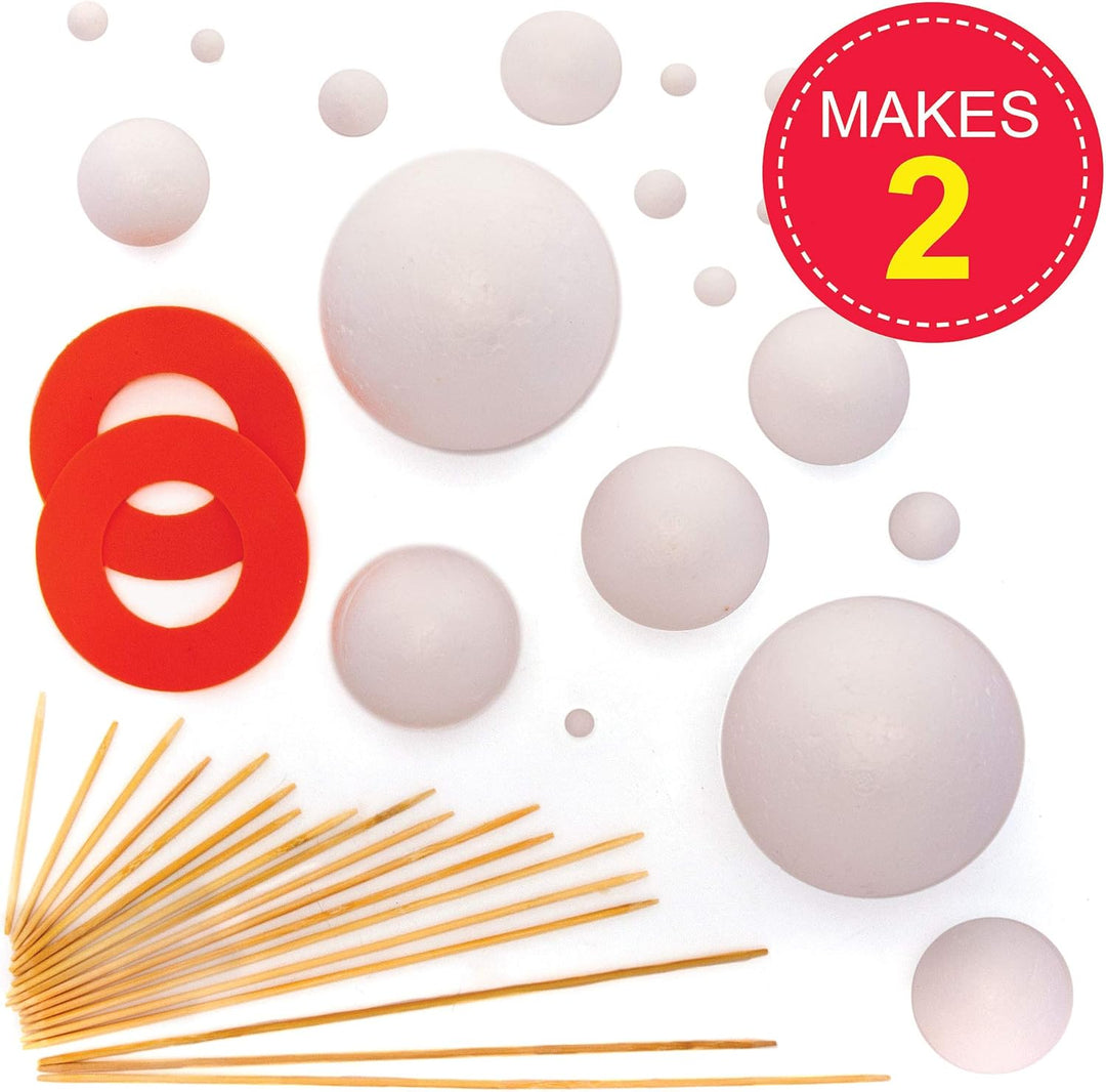Baker Ross EV8302 Dein eigenes Sonnensystem - Set zum selber Bauen für Kinder für den Astronomie-Unt