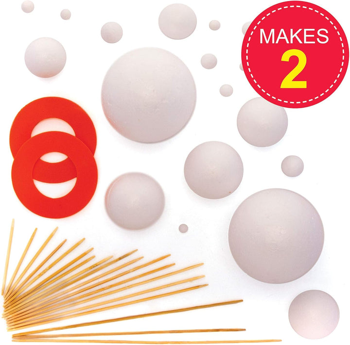 Baker Ross EV8302 Dein eigenes Sonnensystem - Set zum selber Bauen für Kinder für den Astronomie-Unt