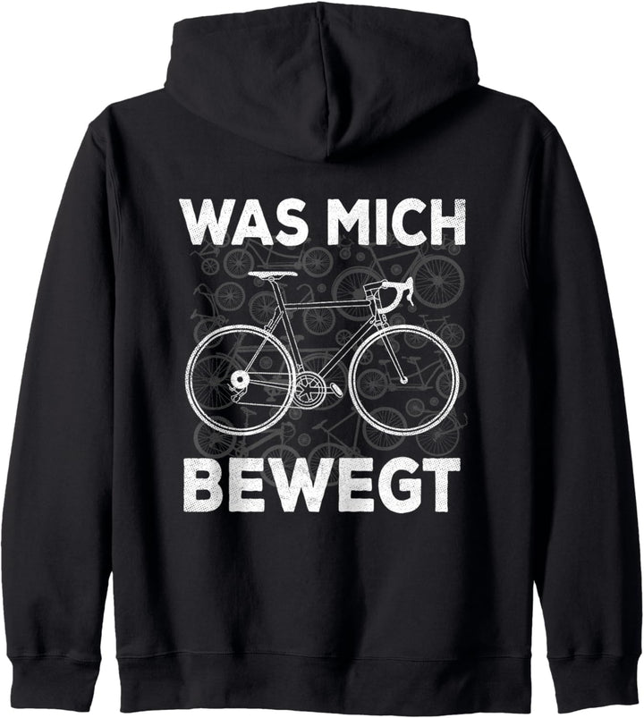Was Mich Bewegt Radsport Lustig Radfahrer Spruch Fahrrad Kapuzenjacke