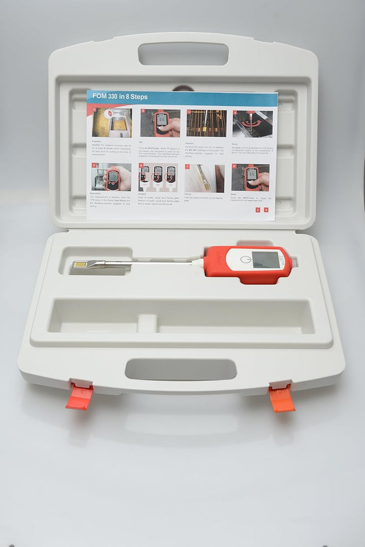 Ebro FOM 330-1-Set Frittieröltester +50 - +200°C Ölqualitäts-Messgerät, mit Signallampe