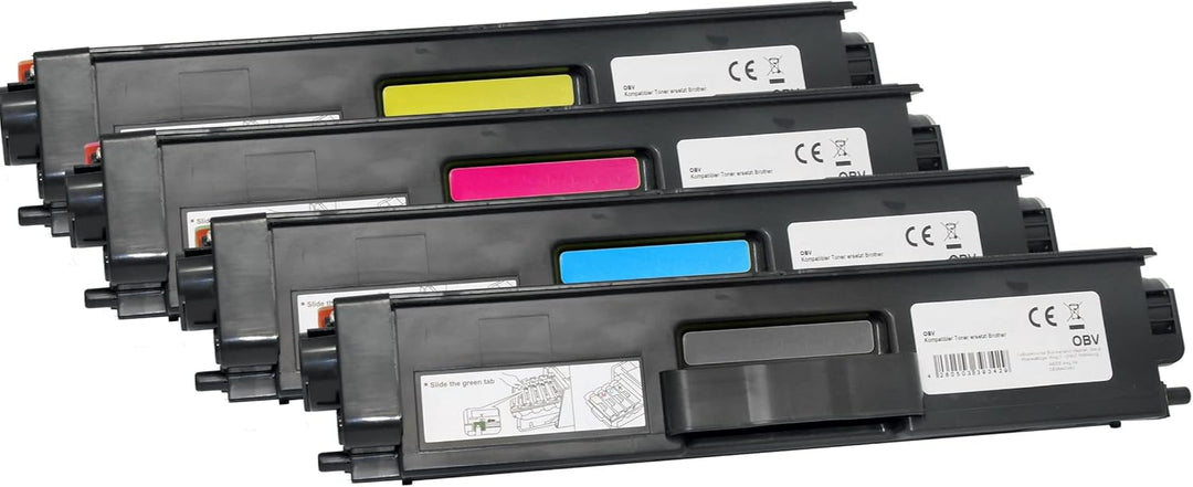 OBV 4X kompatibler Toner als Ersatz für Brother TN-423BK TN-423Y TN-423C TN-423M für Brother DCP-L84