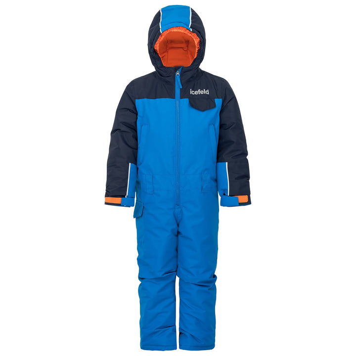 Schneeoverall/Skianzug wasserdicht für Kinder (PFC-frei) 98-104 blau / marine, 98-104 blau / marine