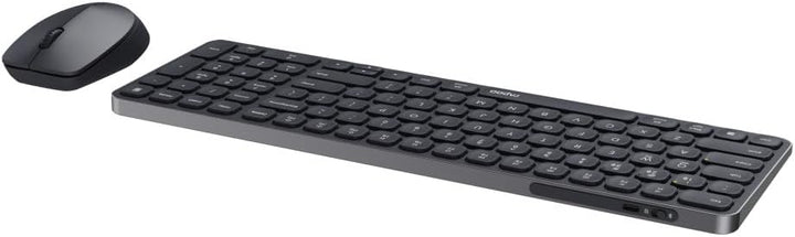 Rapoo Bluetooth Tastatur Maus Set Kabellos 9710M QWERTZ Wireless Computertastatur Mouse Schnurlos Fu