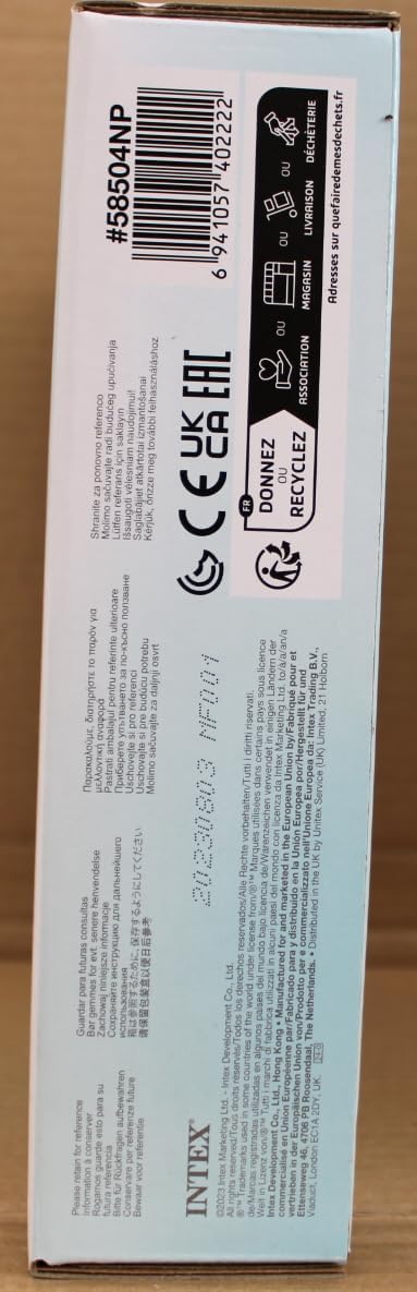 Intex Wasserspiel Floating Hoops, Mehrfarbig, Ø 67 x 55 cm 2 Stück Floating Hoops - Spiel + Pool Vol