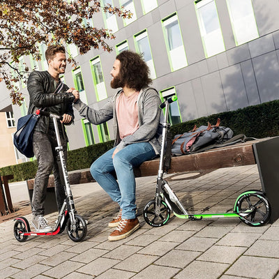 HUDORA BigWheel 205 Scooter - Tretroller für Kinder und Erwachsene - Roller ab 6 Jahre - Cityroller