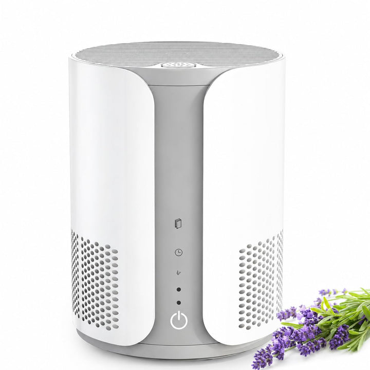 Luftreiniger mit H13-HEPA-Filter, 3 Stufen, Timer und Aromafach