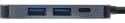 InLine® Multifunktions-Hub USB 3.2 Gen.1, 2X USB-A 5Gb/s + HDMI 4K/30Hz + USB Typ-C PD 87W, Aluminiu