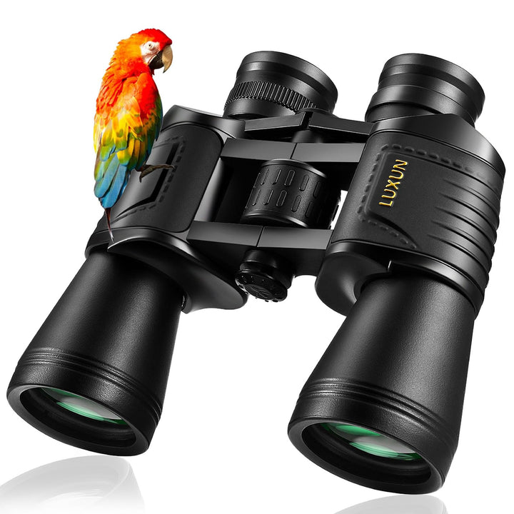 LUXUN 10x50 Fernglas für Erwachsene, Fernglas mit Nachtsicht bei Schwachem Licht, BAK4 Prism HD für