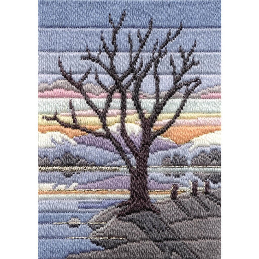 Bothy Threads Langstich-Set Jahreszeiten – Winterabend, 24x17cm, DW14MLS16, Zählmuster