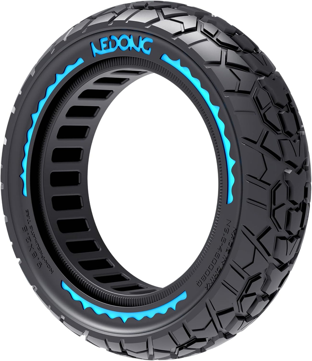 2PCS E Scooter Reifen 9.5x2.5-6.1 Tubeless, Werten Sie Ihr Scooter auf mit Reifen 9.5x2.5, Vollgummi