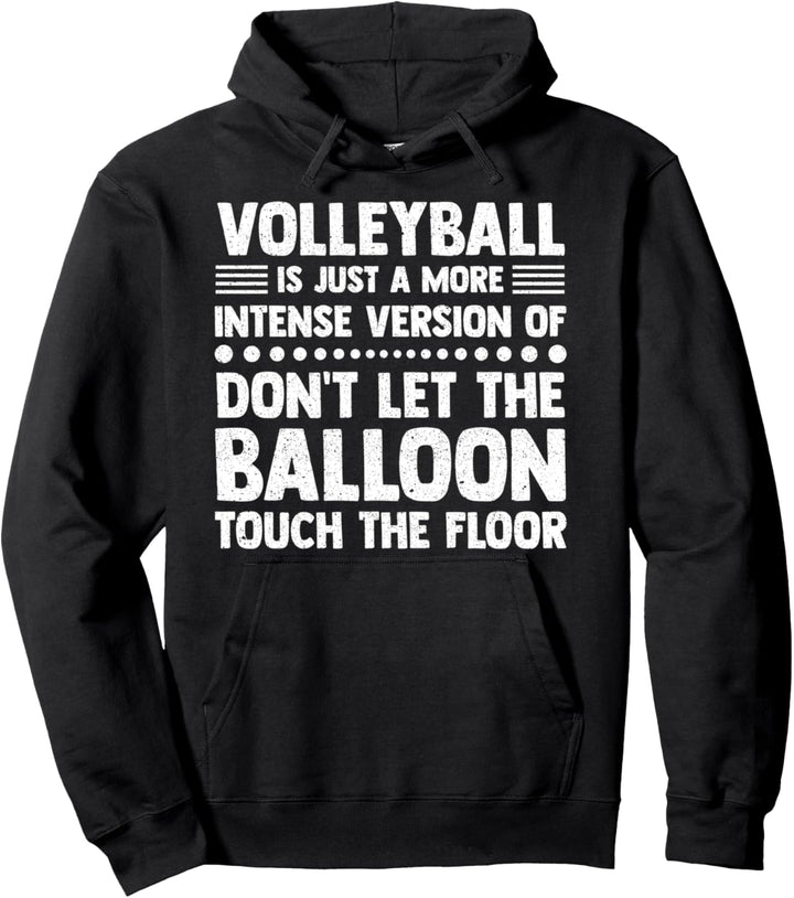 Volleyballer Volleyballspieler Volley Vball Beach Volleyball Pullover Hoodie