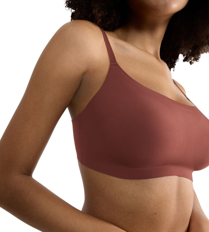 Sloggi Damen Bügelloser BH Zero Feel 2.0 Ultra Bra XL Burnt Henna, XL Burnt Henna