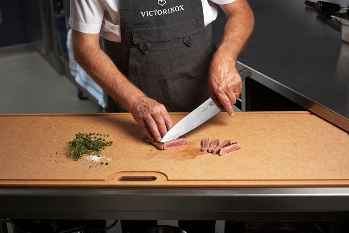 Victorinox Fibrox Tranchiermesser, 22cm, Rutschfest, Ergonomisch, Edelstahl, rostfrei, spülmaschinen