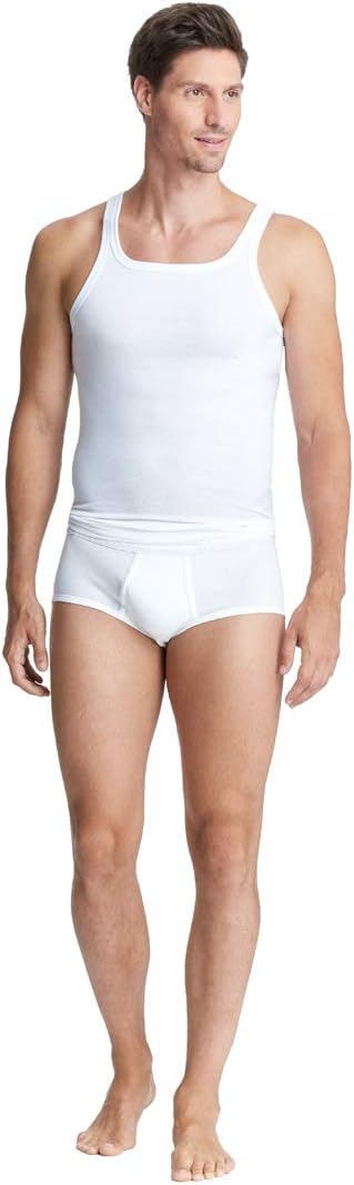 con-ta Slip mit Eingriff 3er Spar-Pack, Unterwäsche für Herren, im klassischen Design, Unterhose zum