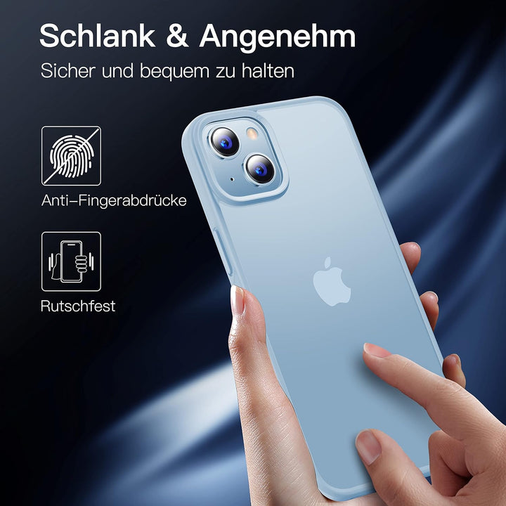 CASEKOO Matt Power für iPhone 15 Plus / 14 Plus Hülle [TOP Militärschutz] Stossfeste Kratzfeste Schu