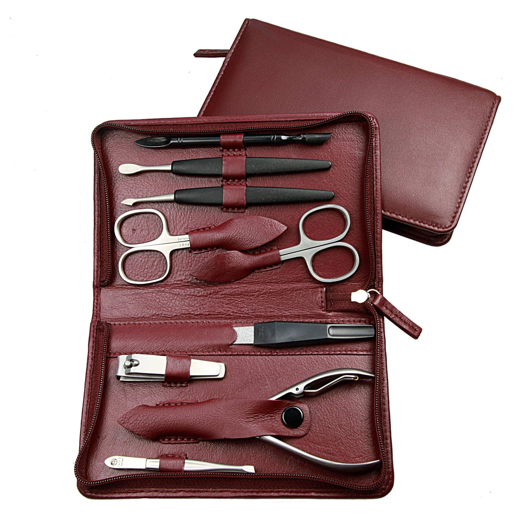 Sonnenschein by Hans Kniebes - Manicure-Etui, Reissverschluss: 9-tlg. Bestückung, rostfrei-edelmatti