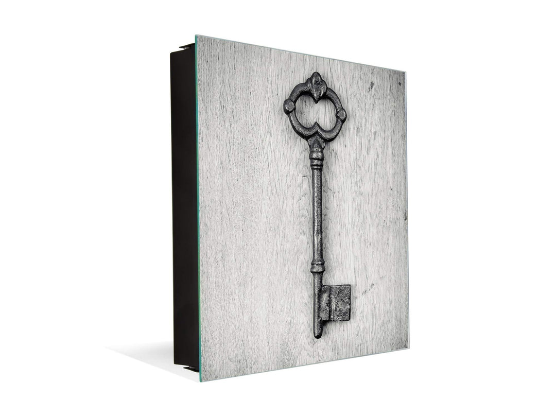 Concept Crystal Dekorative Key Box mit magnetischer, trocken abwischbarer Glastafel K14 Weltliche Mo