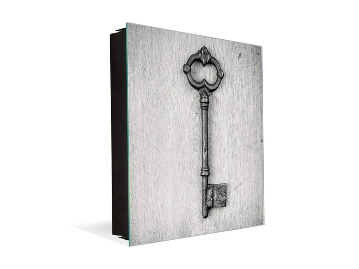 Concept Crystal Dekorative Key Box mit magnetischer, trocken abwischbarer Glastafel K14 Weltliche Mo