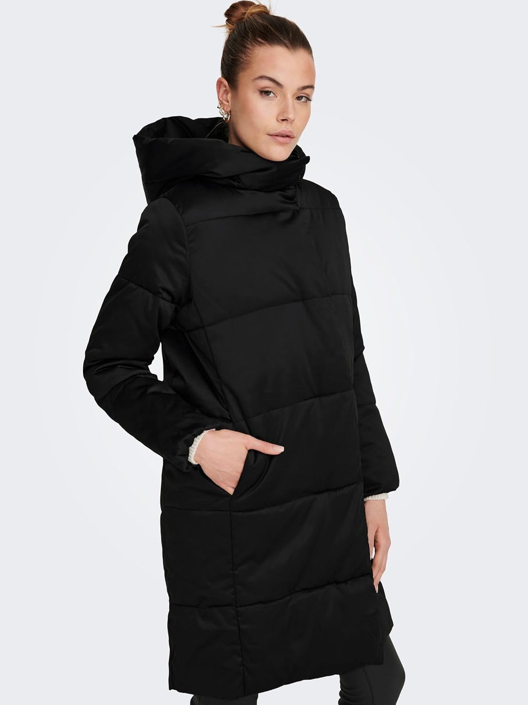 Jacqueline de Yong Female Steppmantel JDYMUSTANG Steppmantel XS Schwarz, XS Schwarz