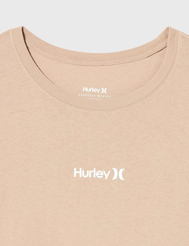 Hurley Damen OAO Smalls Long Sleeve Tee T-Shirt, Taupe (Simply Taupe), M