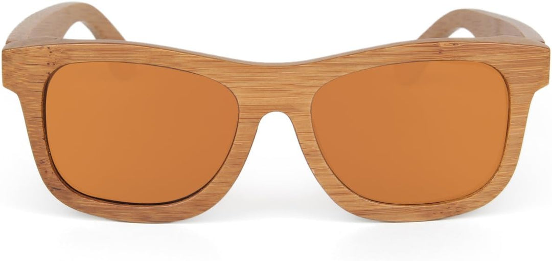 Ynport Bambus-Sonnenbrille für Herren/Damen, klassisches Design, mit Holz beschichtet, Vintage-Stil,
