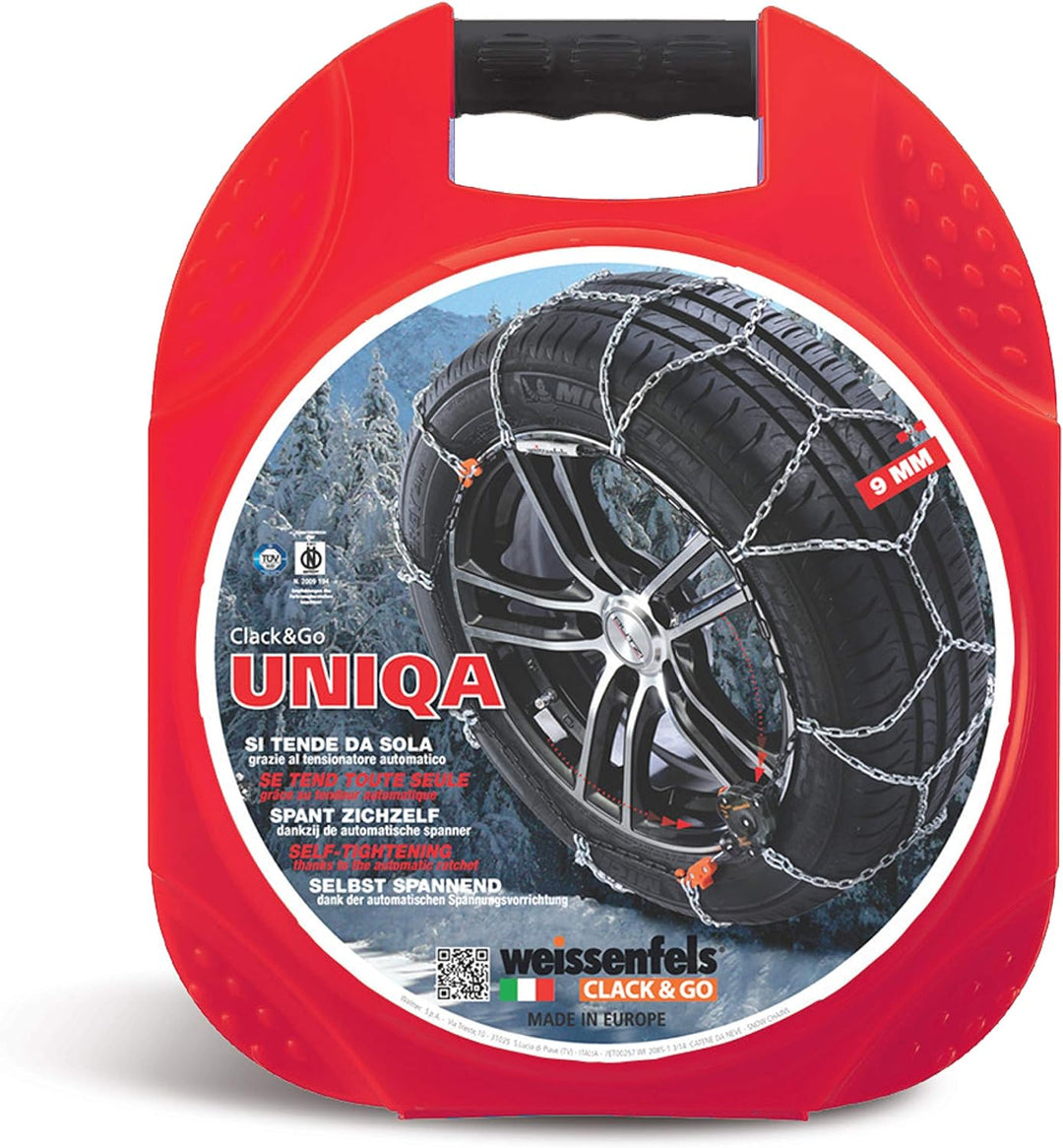 WEISSENFELS UNIQA Clack&Go M32 Schneeketten, Gr. L090, 1 Paar [Art. NM32090STD], L090