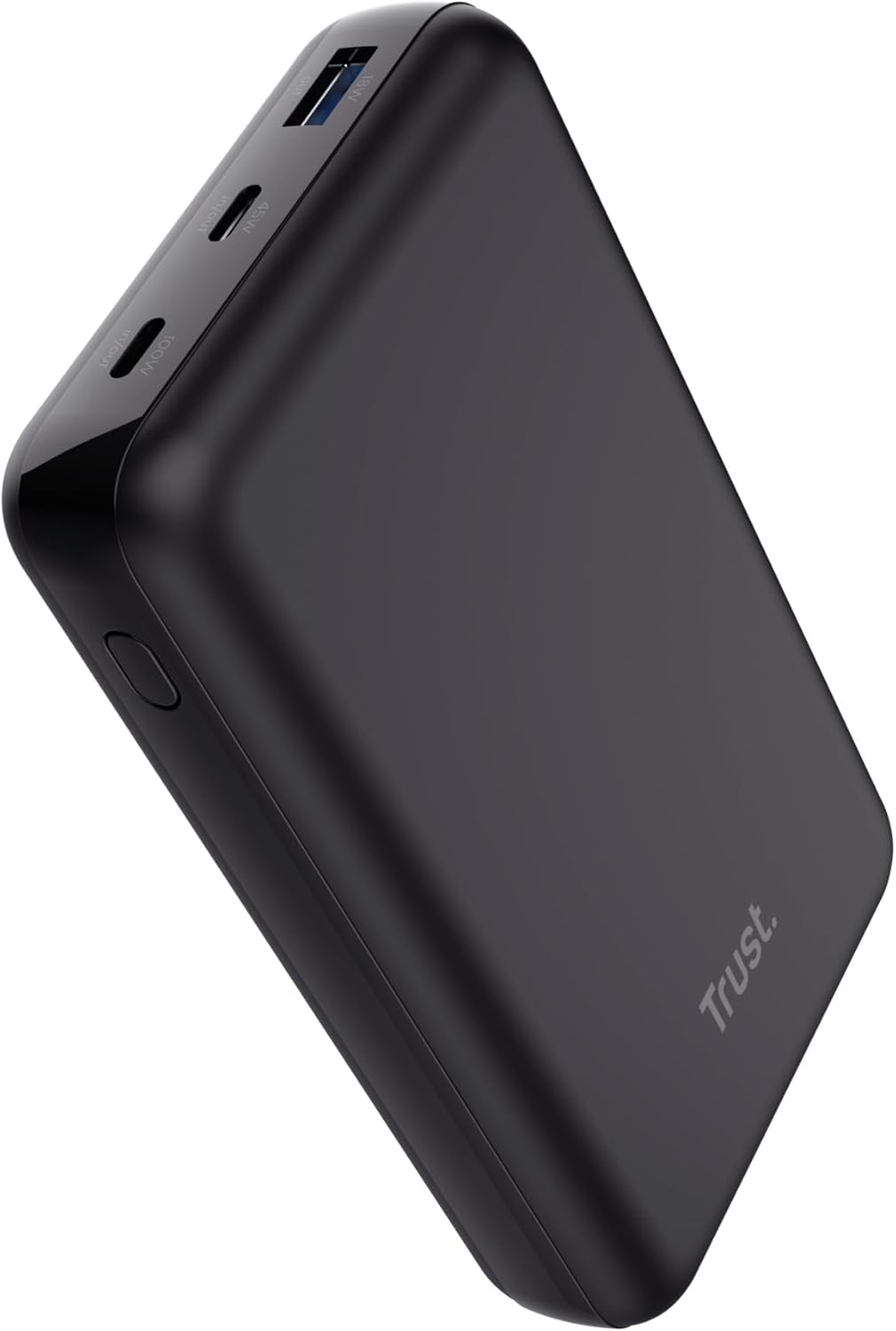 Trust Laro Laptop Powerbank 100W Schnelllade Power Bank 20000mAh 2X USB-C 1x USB-A, Powerstation Cha