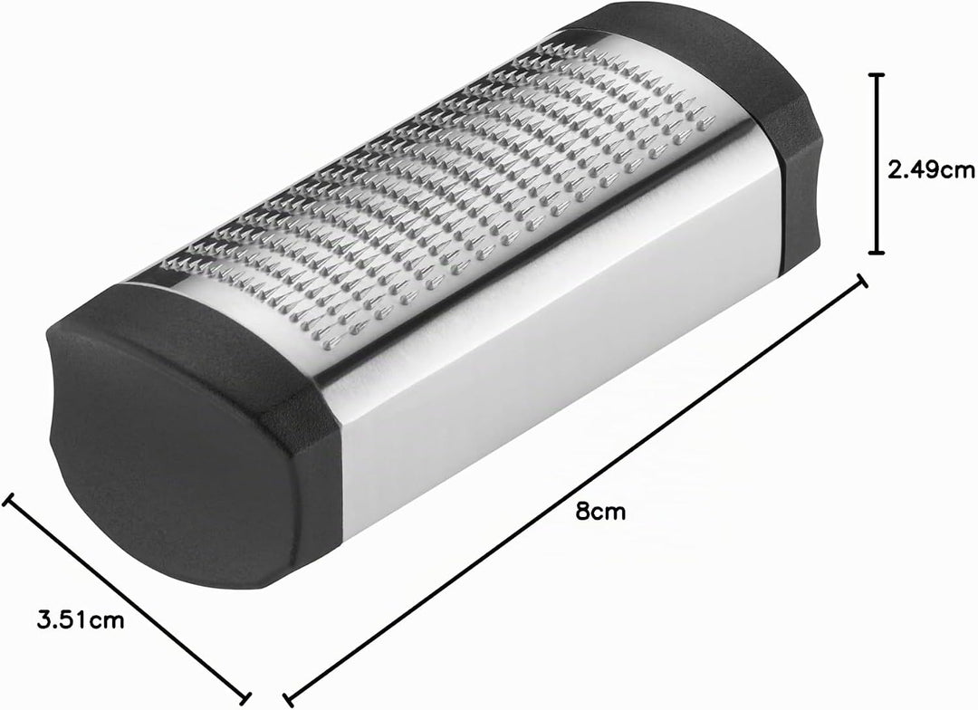 WMF Top Tools Muskatreibe 8 x 2,5 x 3,5 cm, mit praktischem Aufbewahrungsfach, ergonomisches Design