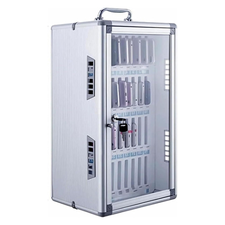 TAZZOR Handygarage mit Schlüssel Schliessfächer Transparente-36 Slots, 315 * 195 * 495mm Handy Aufbe