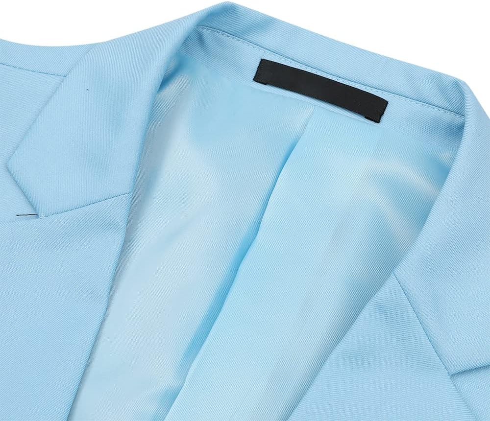 Allthemen Sakko Herren Slim Fit Sportlich Anzugjacke mit Fliege Zwei Knöpfe Herren Blazer für Busine
