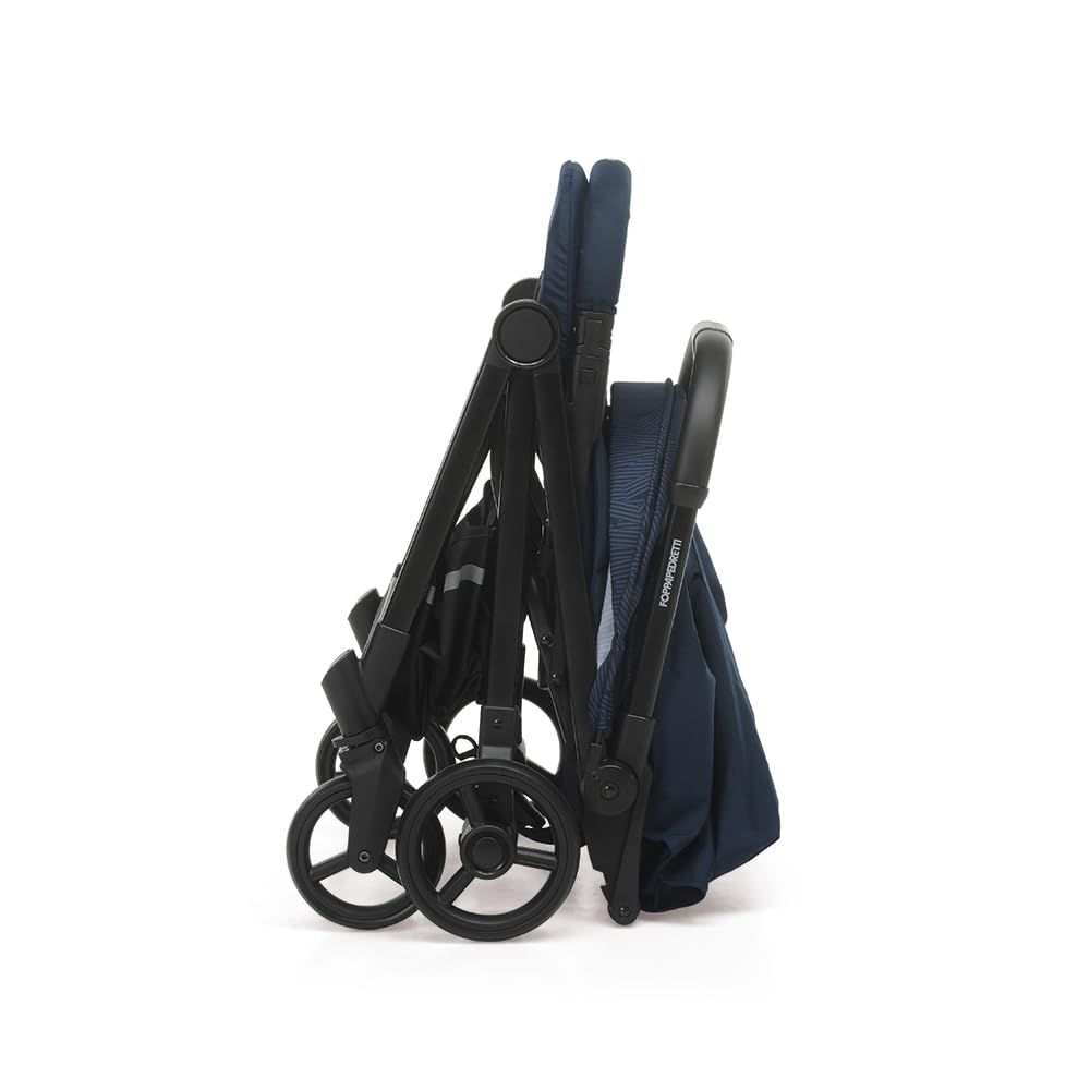 Foppapedretti Kompakter Kinderwagen Voilà, für Kinder 0-22 kg (0-4 Jahre), 1-Hand-Verschluss, Self-S