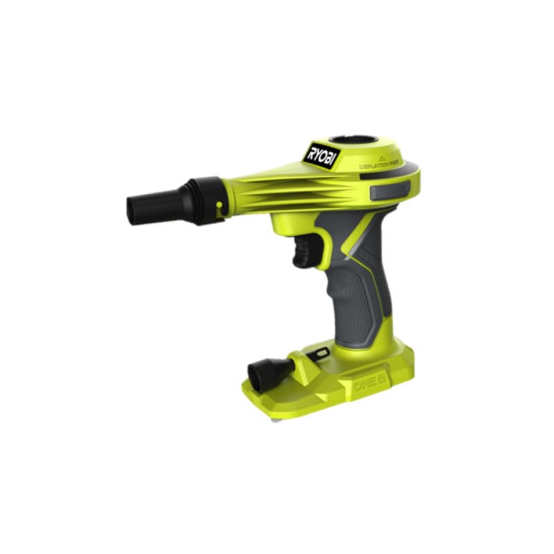 RYOBI 18V ONE+ Akku-Luftpumpe R18VI-0 (max. Druck 0,034bar, Luftstrom 210l/min, Ideal zum Aufpumpen