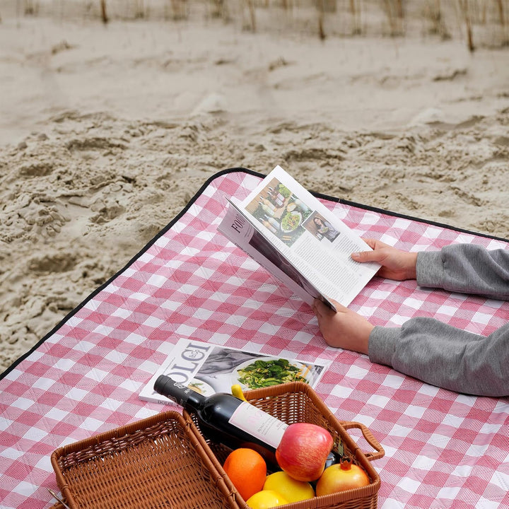 Oak & Tea Picknickdecke Wasserdicht 150x200 cm Sandfrei Isoliert Maschinenwaschbar Stranddecke Campi