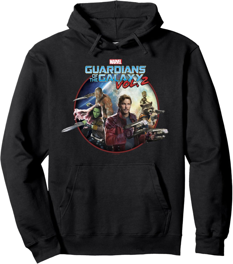 Marvel Guardians Of The Galaxy Vol. 2 Group Title Logo Pullover Hoodie