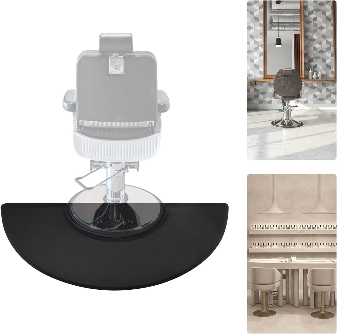 Salonmatte Halbrunde Salonmatten 90x150cm Anti-Ermüdungs-Bodenmatte Salon Barber Floor Standing Supp