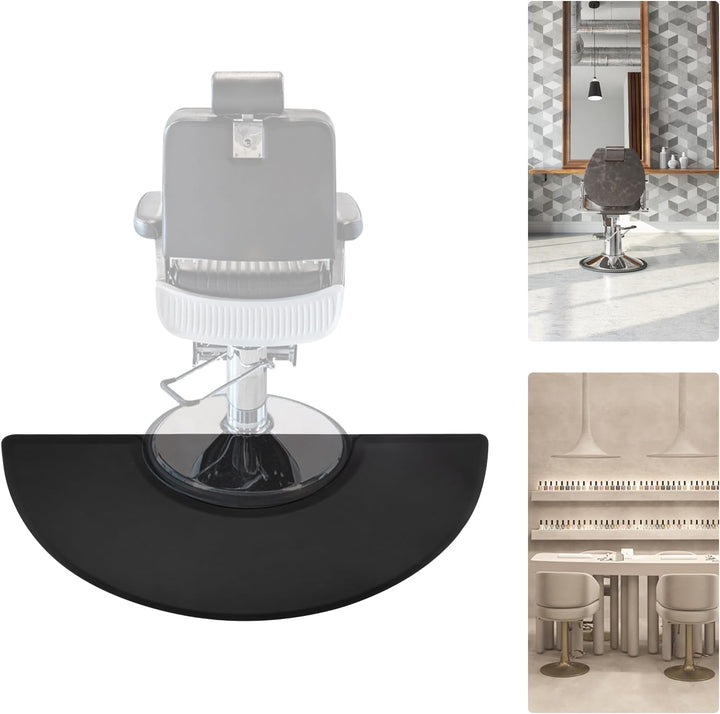 Salonmatte Halbrunde Salonmatten 90x150cm Anti-Ermüdungs-Bodenmatte Salon Barber Floor Standing Supp
