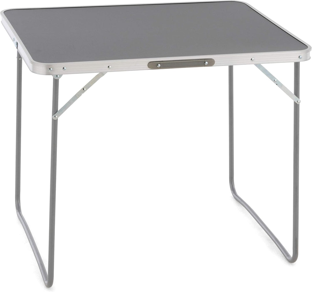 SONLEX Camping-Tisch Outdoor-Tisch grau klappbar mit Tragegriff 80x60x70 cm faltbar leicht Klapptisc