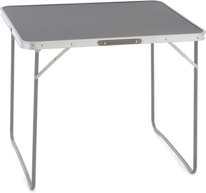 SONLEX Camping-Tisch Outdoor-Tisch grau klappbar mit Tragegriff 80x60x70 cm faltbar leicht Klapptisc