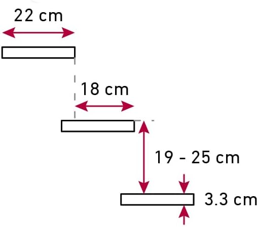 DOLLE Mittelholmtreppe - 11 Stufen - Geschosshöhe 228 – 300 cm - ¼-gewendelt - Stufen Eiche, lackier