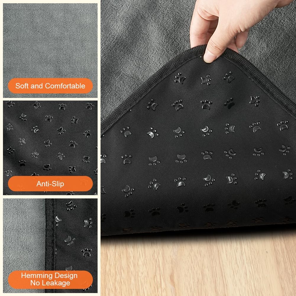 2 Stück Waschbar Haustier-Urinunterlage, 70x100cm Welpenunterlagen Waschbar Puppy Training Pads, Wie