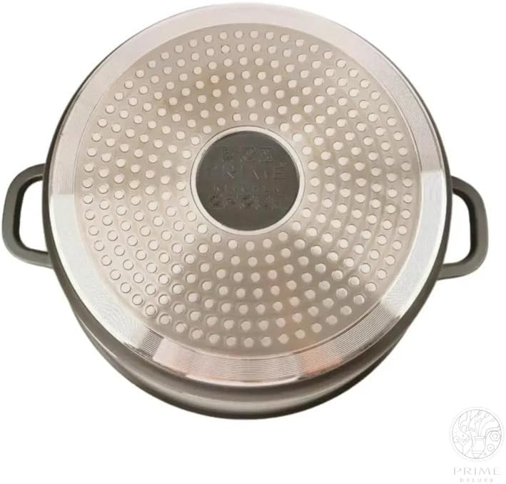 Keramik-Kochtopf mit Glasdeckel, induktionsgeeigneter Antihaft-Kochtopf, kratzfeste Keramikbeschicht