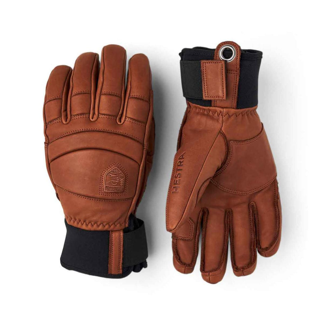 HESTRA Fall Line Skihandschuhe braun 10