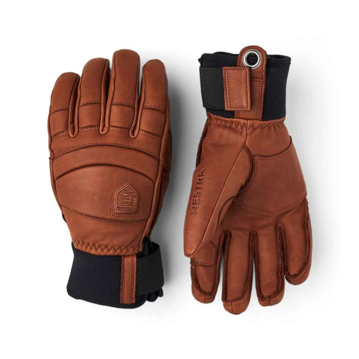 HESTRA Fall Line Skihandschuhe braun 10