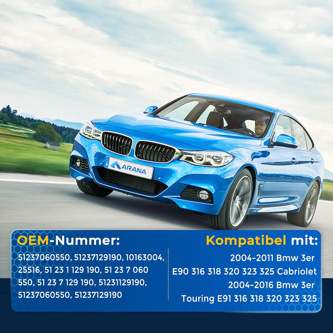 Arana Gasdruckfeder Motorhaube Kompatibel mit 2004-2016 BMW 3er E90 E91 E92 E93 316 318 320 323 325