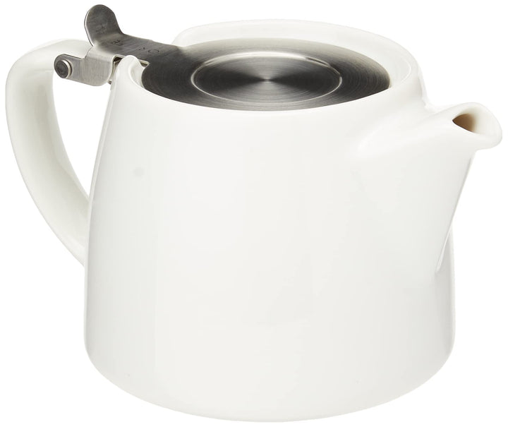 Tea PeopleFORLIFE FST-530-WHT Stump Teekanne, 530 ml, Weiss, keramik, Weiss