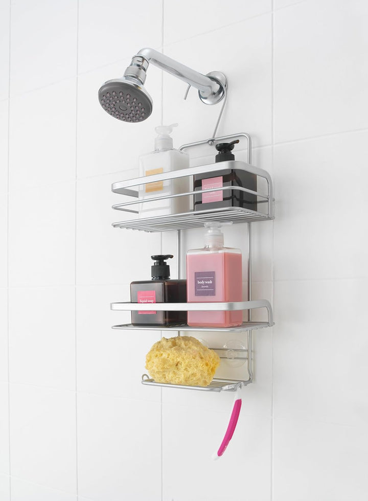 METALTEX Polytherm Coated Viva Bathroom Shower Caddy Duschablage, Duschablage