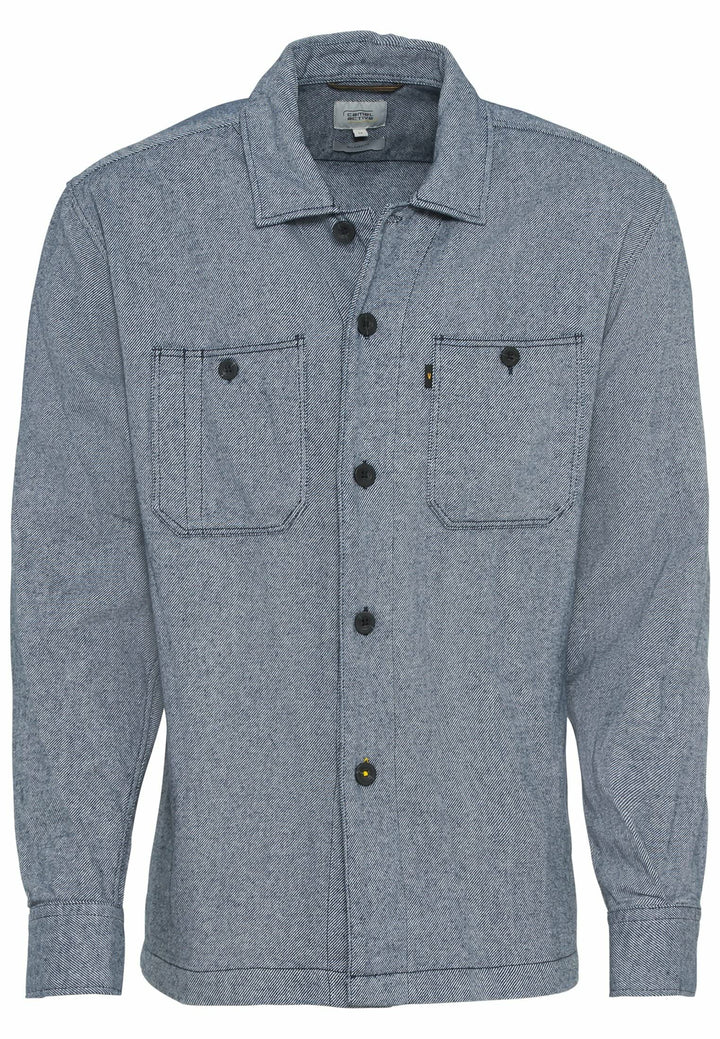 camel active Herren 4091336s63 Hemd M Night Blue, M Night Blue